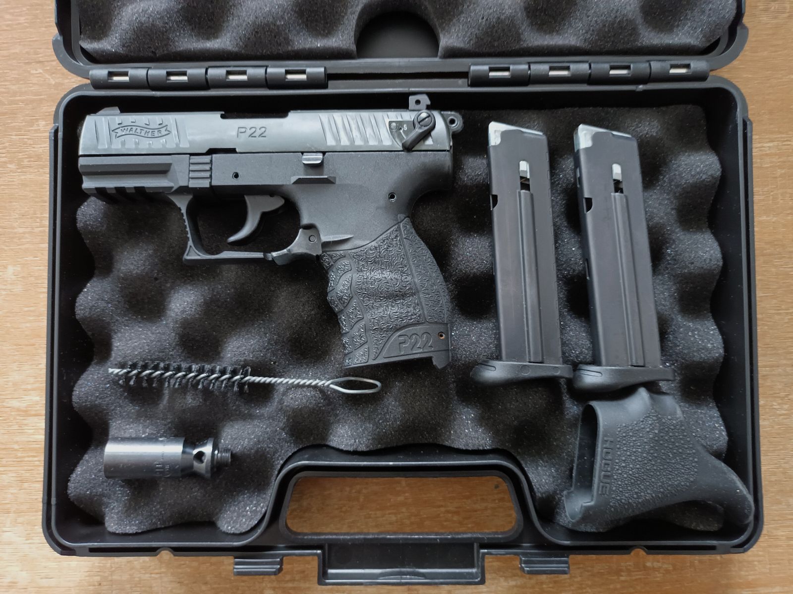 Schreckschuss Pistole Walther P22 Kaliber 9 mm mit Zubehör