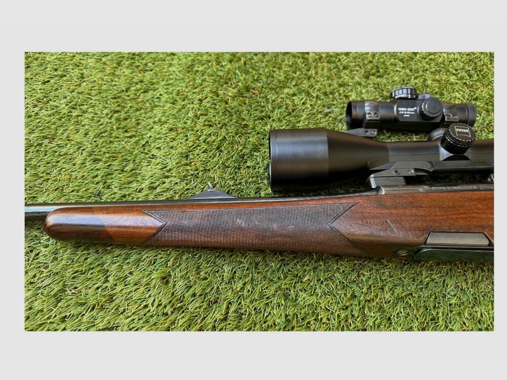Steyr Mannlicher Luxus mit Zeiss 3-12x56 und Rotpunktvisier .308Win