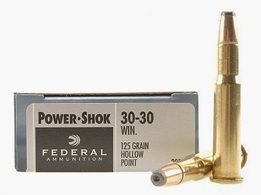 Federal Power-Shok .30-30 Win. 125GR JHP 20 cartouches