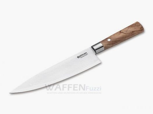 Cuchillo de cocina multiusos Böker Damast Olive