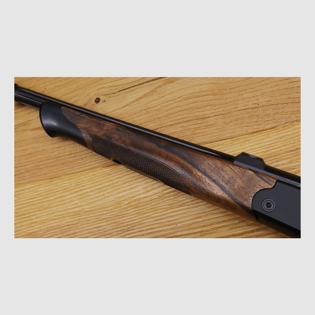 Blaser K95 Kipplaufbüchse / Black Edition / 6,5 Creedmoor / 52cm Lauf, lange Seitenplatten / HK 8 matt / Goldener Verschlussblock & Abzug / TRAUMWAFFE!