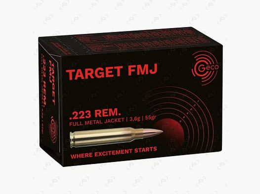 Doos van 50 GECO TARGET FMJ patronen Kaliber .22