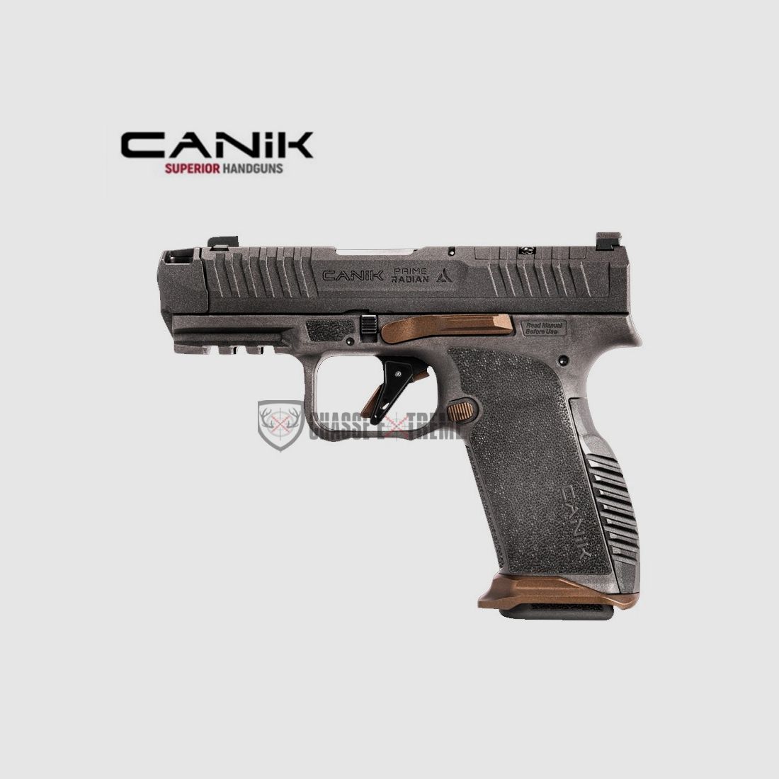 Pistole CANIK Mete MC9 Prime Radian Kal. 9x19 Grau, Bild 2 von 5