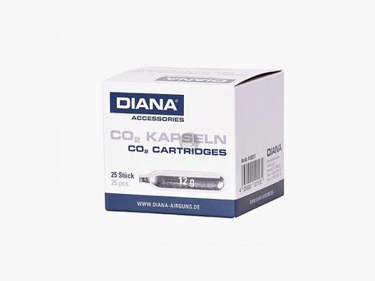 DIANA CO2-Kapseln 12g - 25er Pack