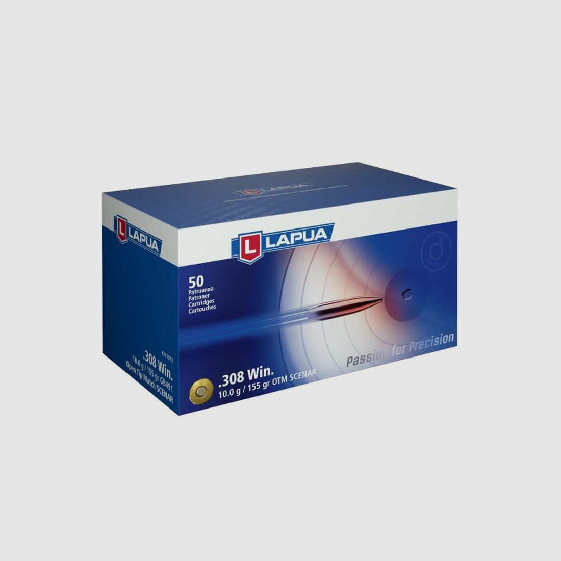 Amunicja LAPUA kal. 308 WIN SCENAR 10,85g 167gr, opakowanie 50 szt., zdjęcie 1 z 2