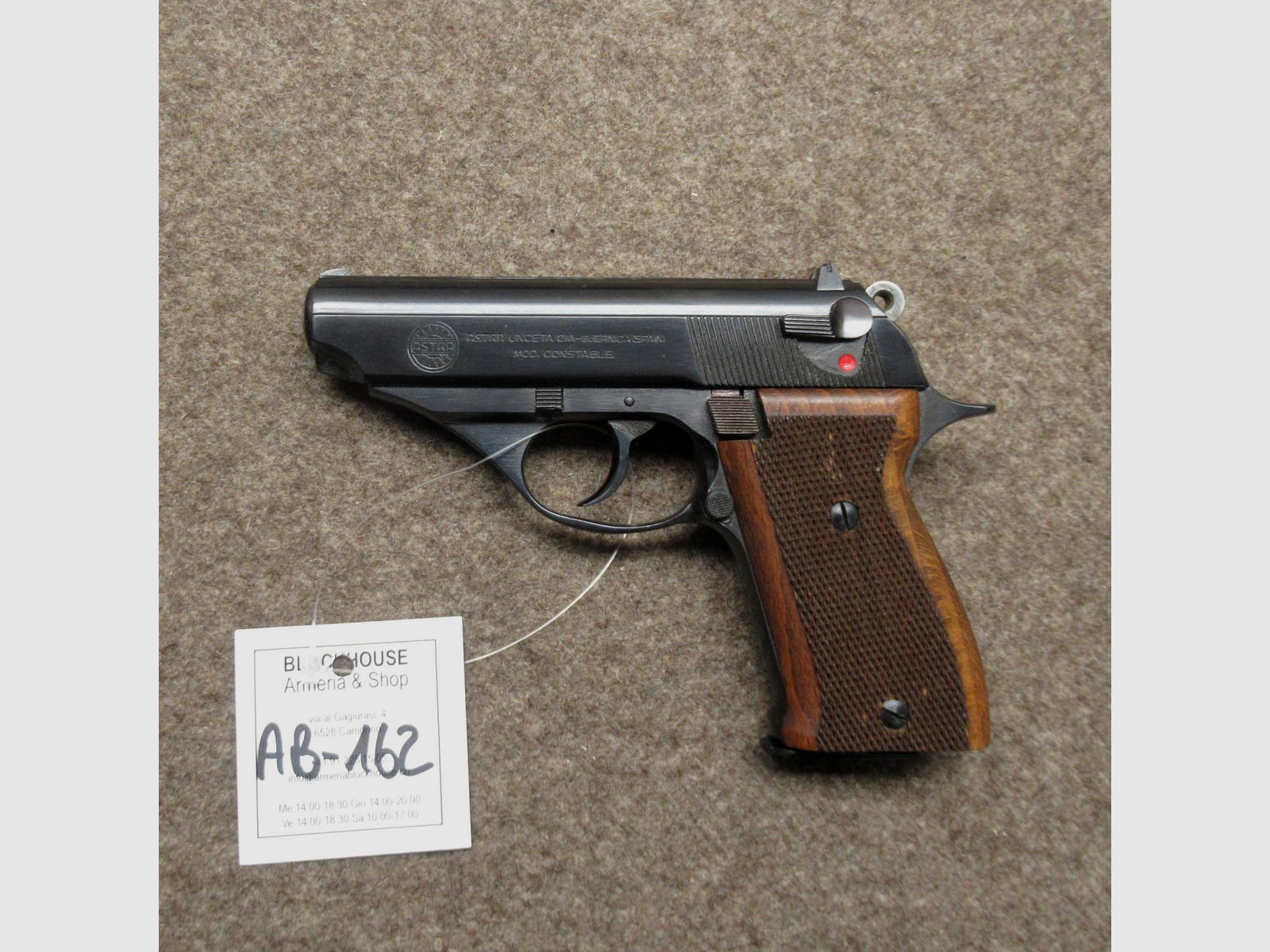 AB-162 pistola ASTRA mod. Constable cal. 7.65mm Browning, immagine 2 di 4