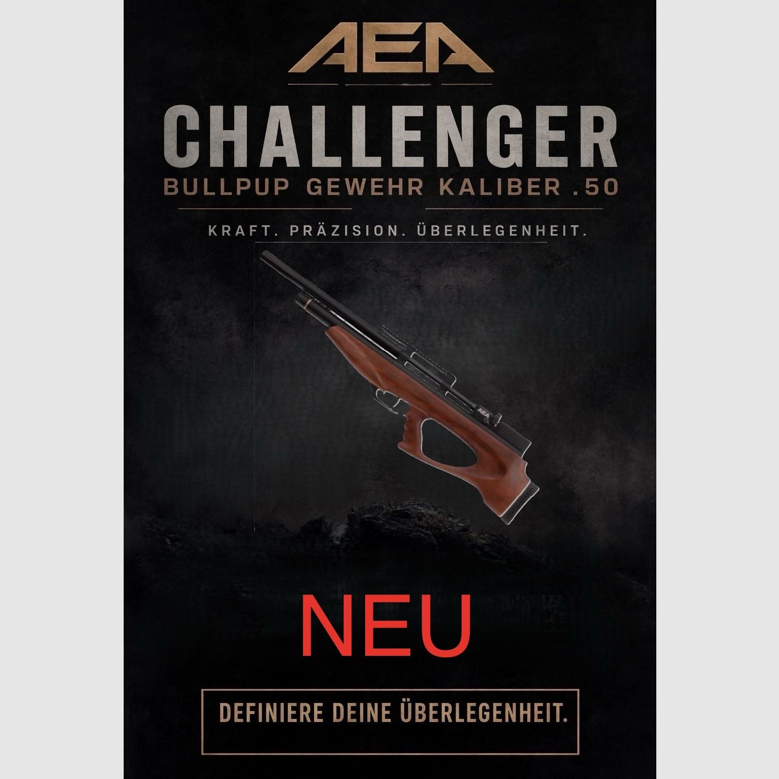 AEA Challenger Bullpup – Kaliber .50 