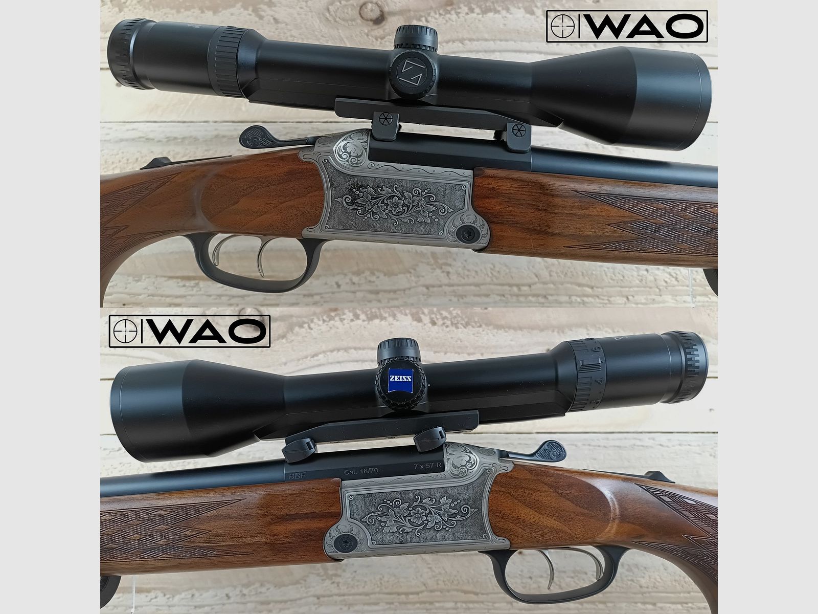 Blaser BBF 95 Prestige, BBF95, Kal. 7x57R; 16/70 *inkl. Zeiss Optik mit Leuchtabsehen*