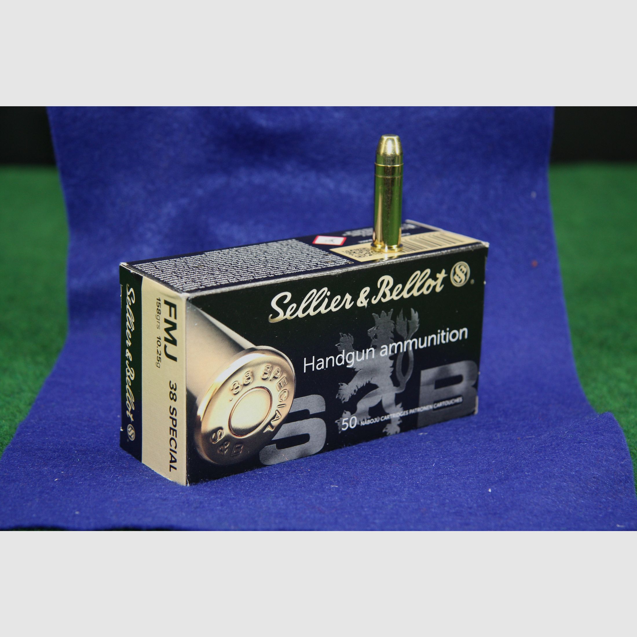 Sellier & Bellot .38 Spec. FMJ 158gr. 50er