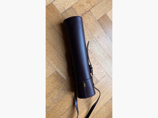 Zielfernrohrköcher AKAH, Original, Leder, 40cm