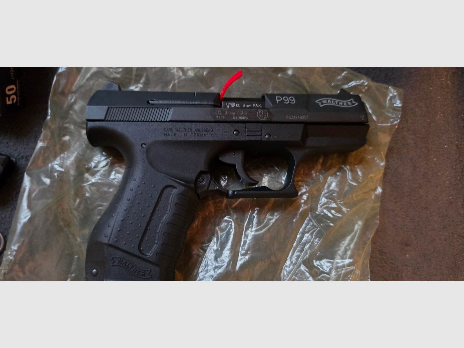 Walther P99 + Köcher + 100 Schuss