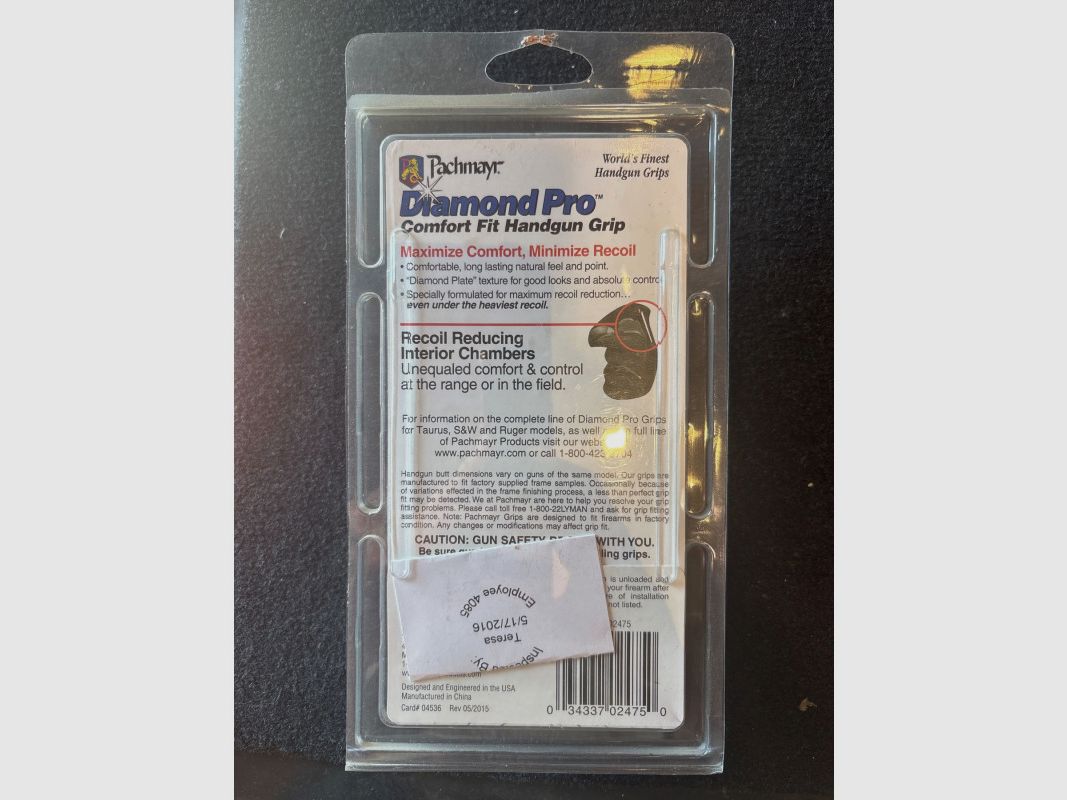 PACHMAYR DIAMOND PRO GRIP TAURUS PUBLIC DEFENDER POLYMER, Bild 2 von 2