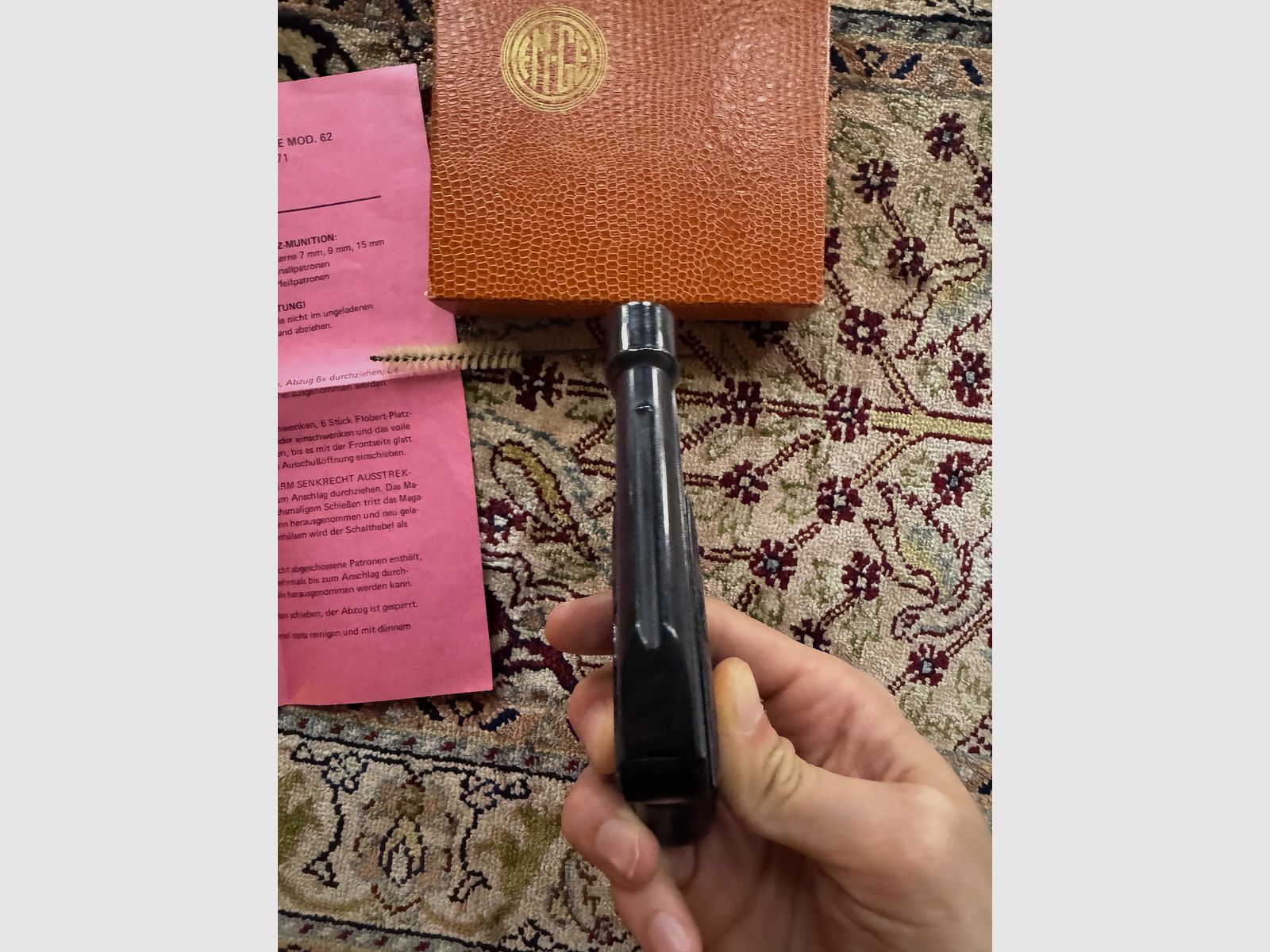 Modèle EM-GE 61 Pistolet Flobert 6mm RAR pour collectionneurs avec boîte d'origine