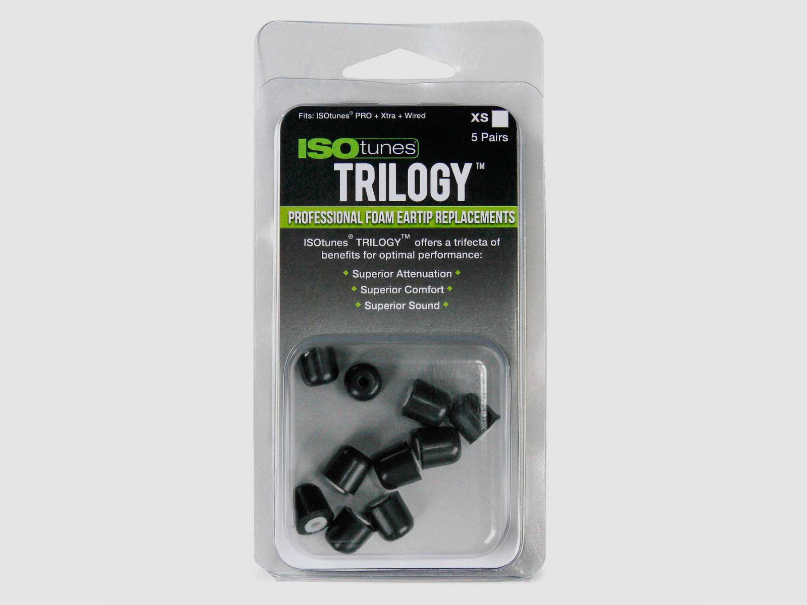ISOTUNES Bouchons d'oreilles de rechange Trilogy XS