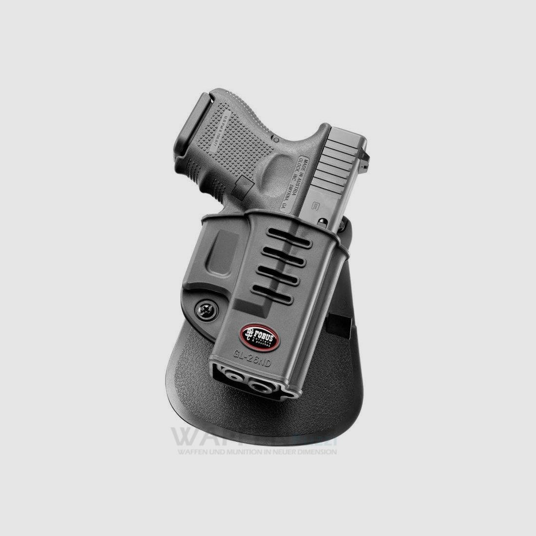Fobus Paddle Holster pour Glock 26 et Glock 33