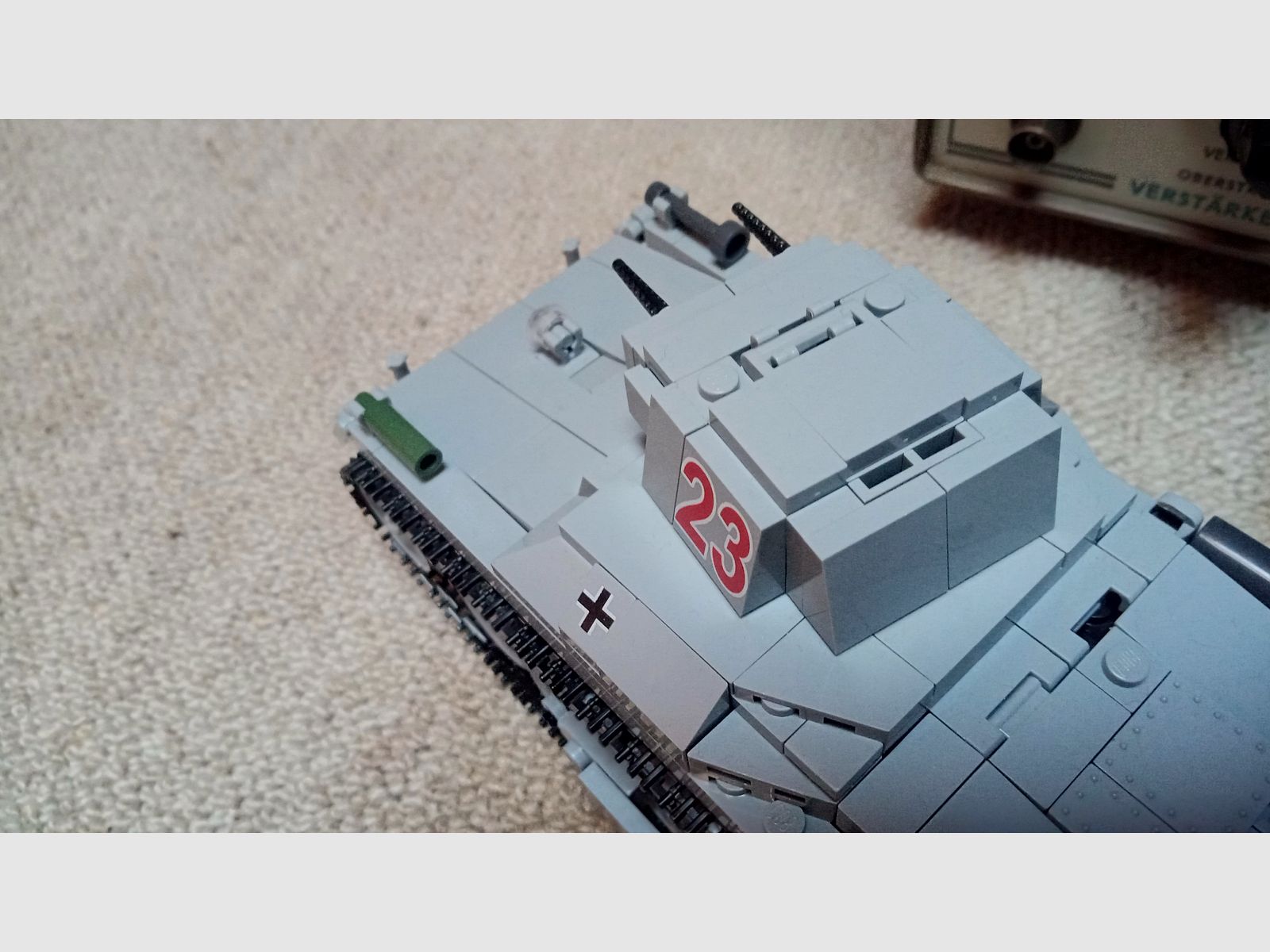 Cobi deutscher WK2 Panzer I / PzKpfw (1) Ausf. A (mit doppeltem MG13) Klemmbausteine Lego kompatibel Produkt-Nr. 2474