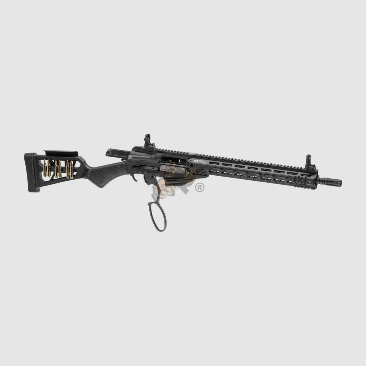 G&G LevAR 15" Fucile a leva a gas in nero Airsoft libero da 18