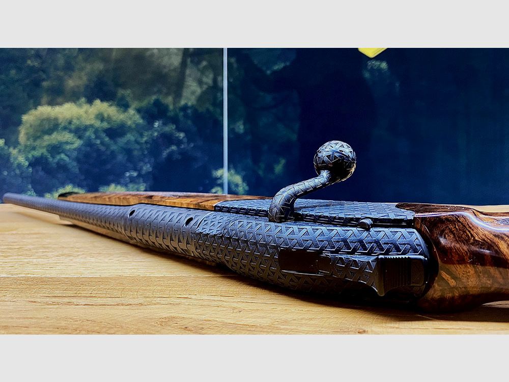 Blaser R8 Custom Grade 2 / HK 10 / Abzug vergoldet / .308 Win / Volltexturierung / TRAUMWAFFE