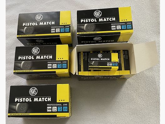 RWS Pistolen Match .22lr