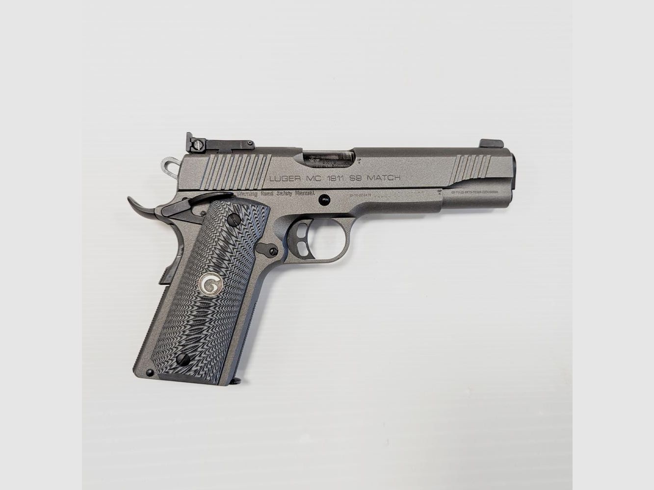 Gebruikt – LUGER MC1911 S9 MATCH 9x19mm, afbeelding 2 van 3