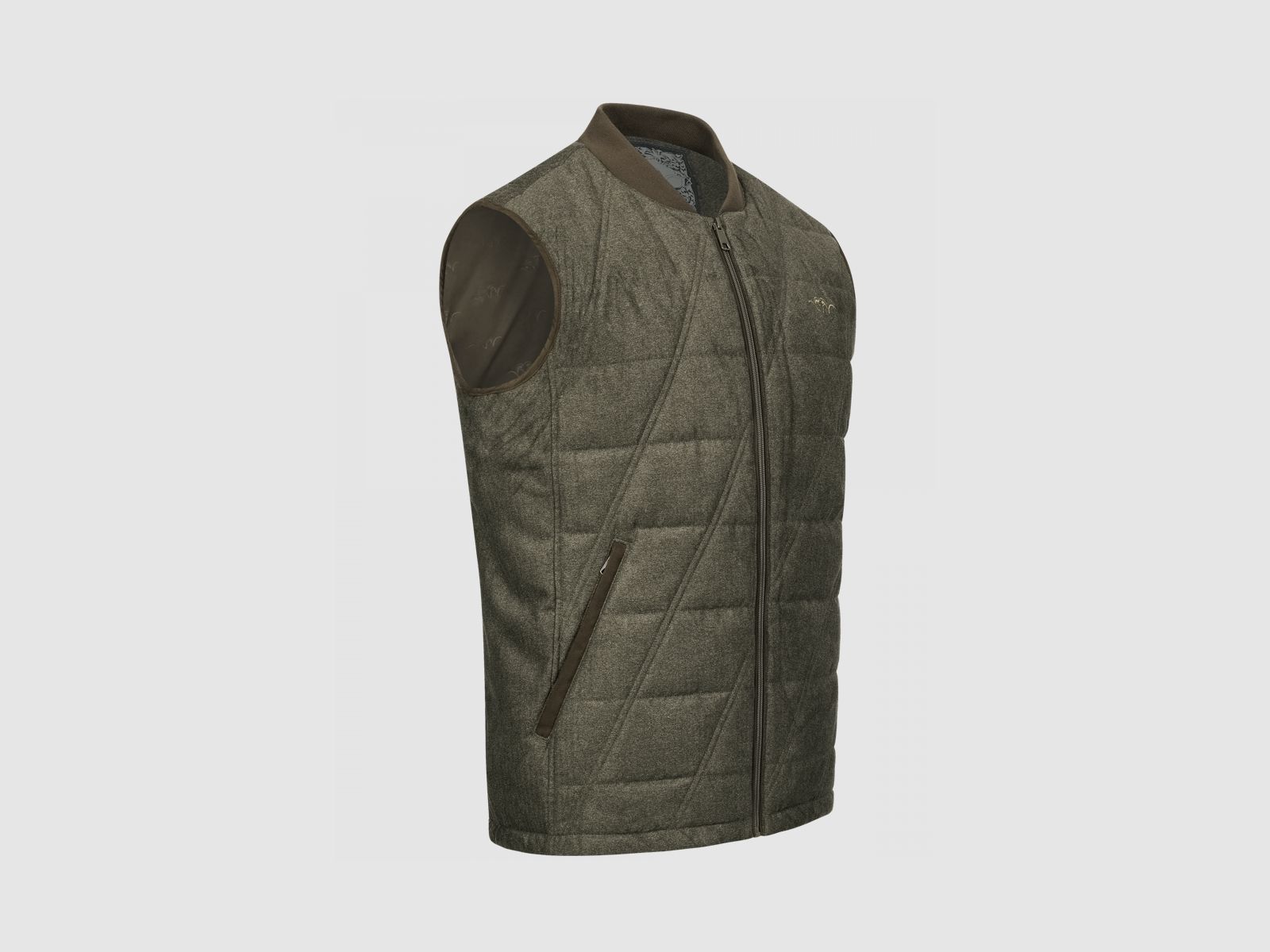 BLASER Herren Vintage Weste Victor Olive Melange- Black