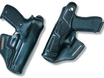 SICKINGER Holster (Leder) f. Glock 19/23/25/32/38/36 63751  -Belt Master  braun