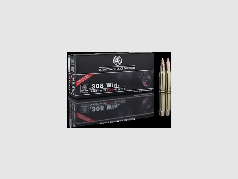 RWS Target Elite Plus .308 Win. 20 pezzi 168gr