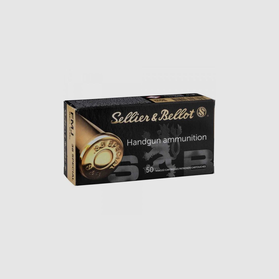 SELLIER & BELLOT .38SPECIAL FMJ- 158GRS - 50 SCHUSS