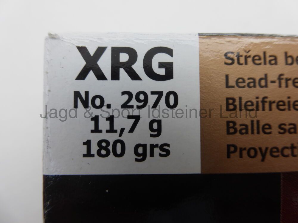Sellier & Bellot Exergy, XRG, 180grs