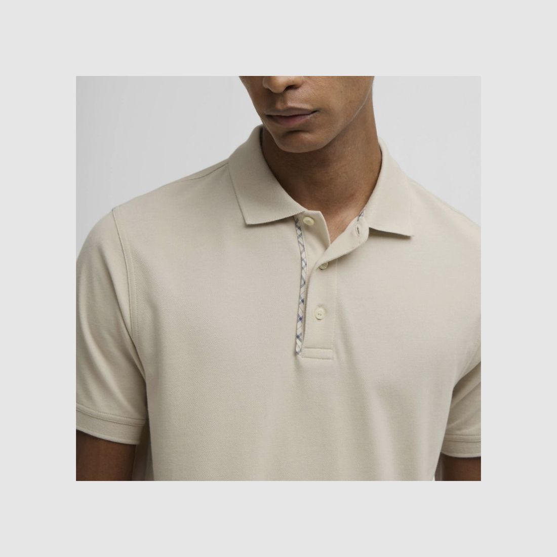 Barbour H-Polo Shirt Reston Tartan Trim Tailored, image 10 of 20