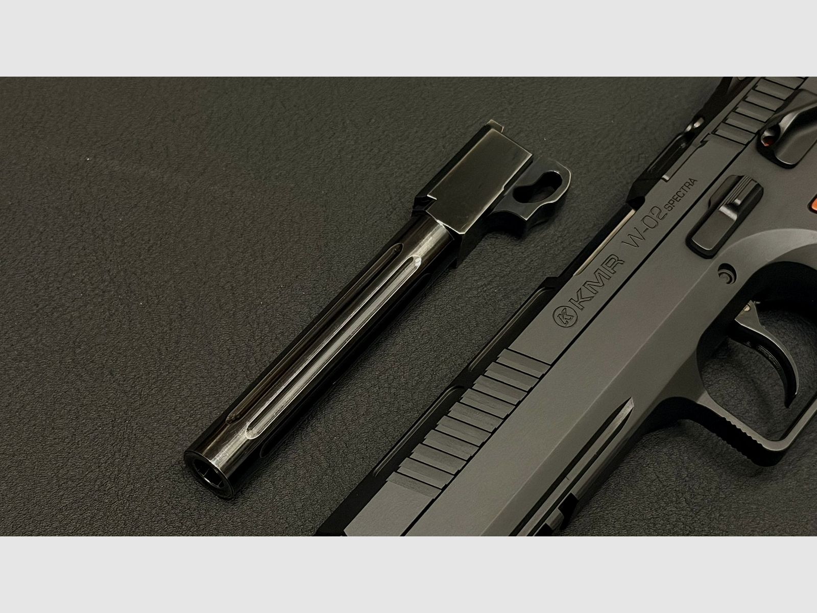 KMR W-02 Spectra OR 9mmLuger SA/DA | 5" pulgadas incluido 6" cañón intercambiable | IPSC | DSB | conjunto combinado, imagen 3 de 12