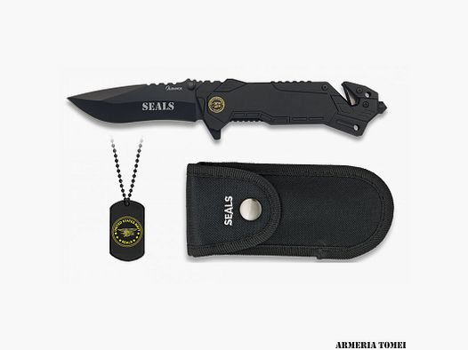 ALBAINOX – SEALS-MESSER MIT SCHWARZEM HOLSTER