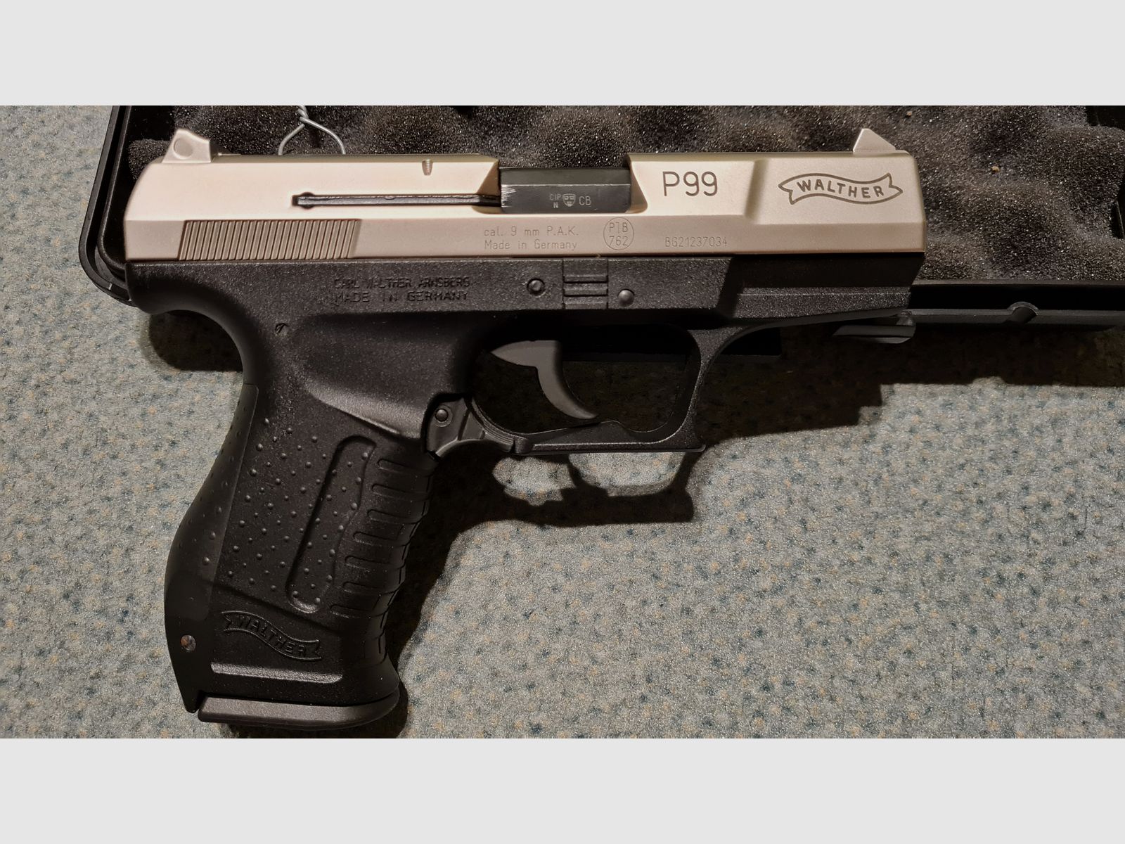 P99 Nickel, 9mm PAK