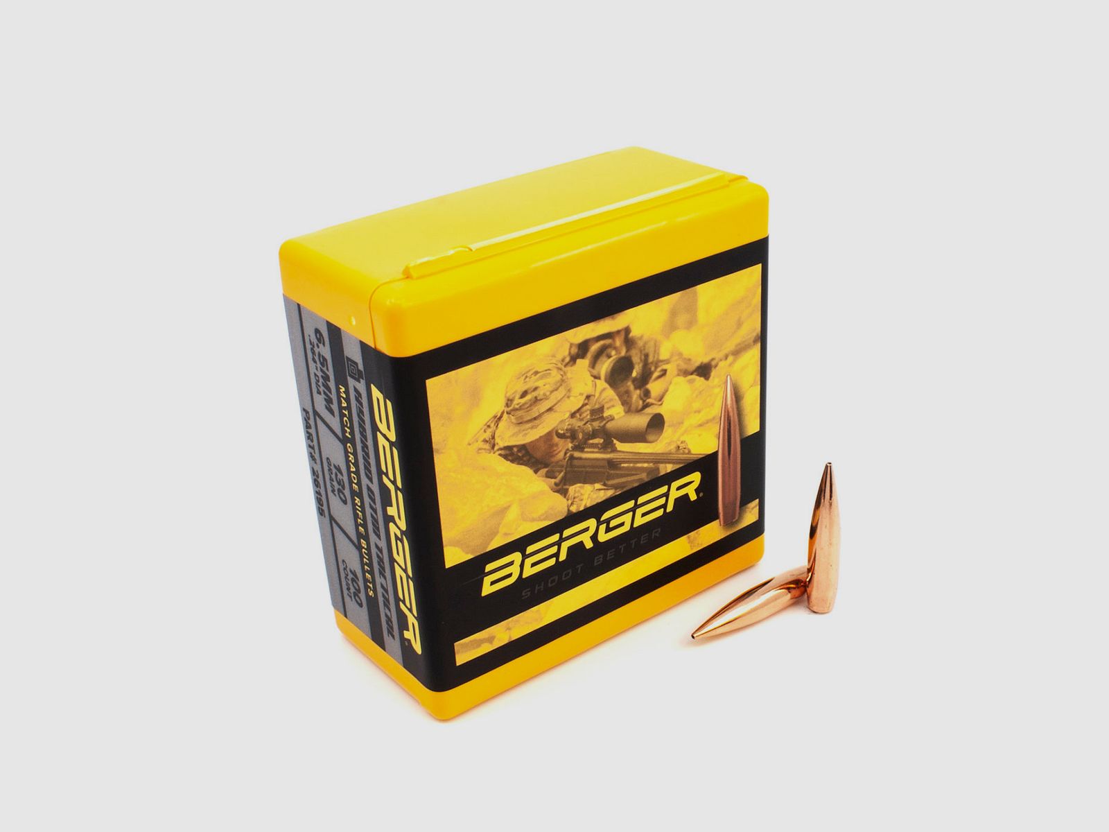 Berger Geschosse 6,5 mm / .264 130GR AR Hybrid OTM Tactical 100 Stk. #26195
