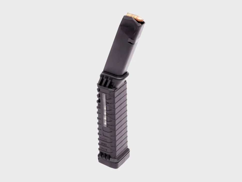Adapter per caricatore Schmeisser S50 G17 MLE / +33 Colpi / 9mm Luger