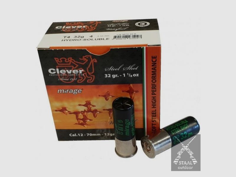 Clever Mirage hydroabbaubar Kal. 12 32 g Nr. 4