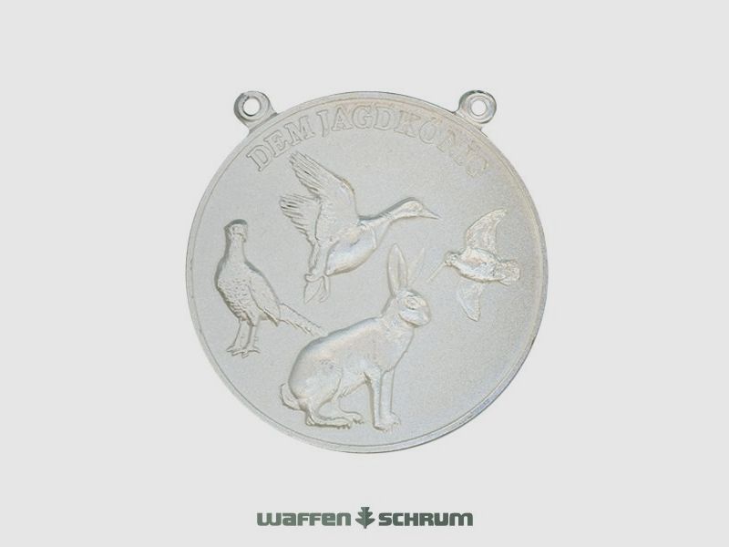 Steinhauer&Lück Jagdmedaille Niederwild 60mm Silber mit Kette