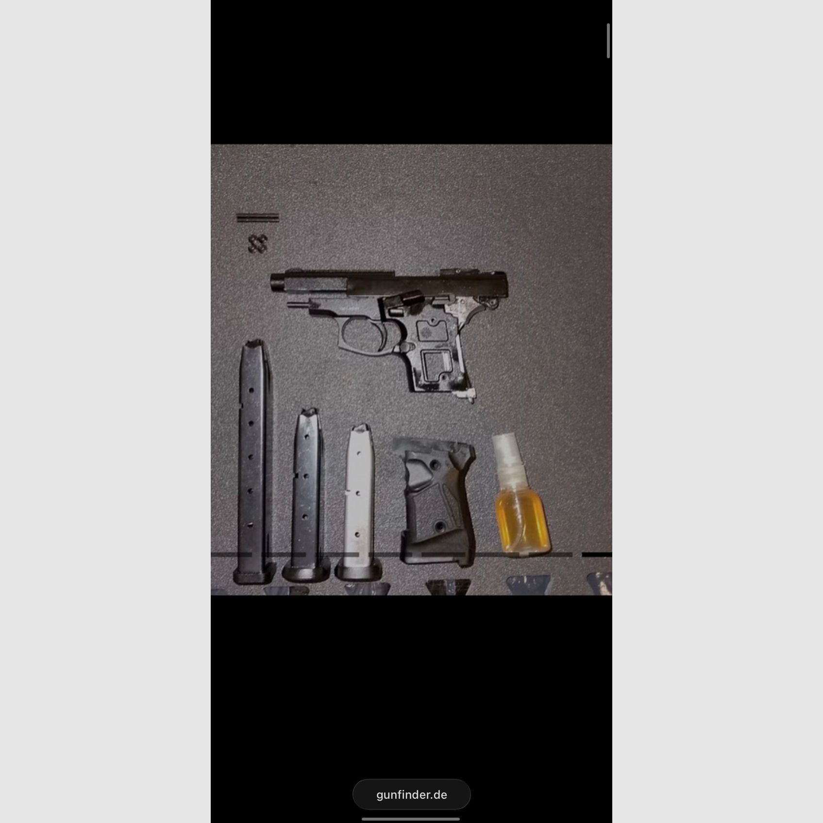 VK Zoraki 925 + Zoraki 914 Umrüst Kit Schwarz PTB 1005