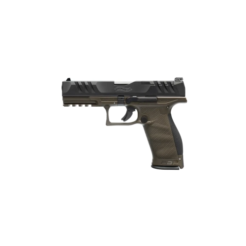 Walther PDP FS 4,5" OR INT Pistole, Kal. 9x19, DPT-Abzug, schwarz plus grün