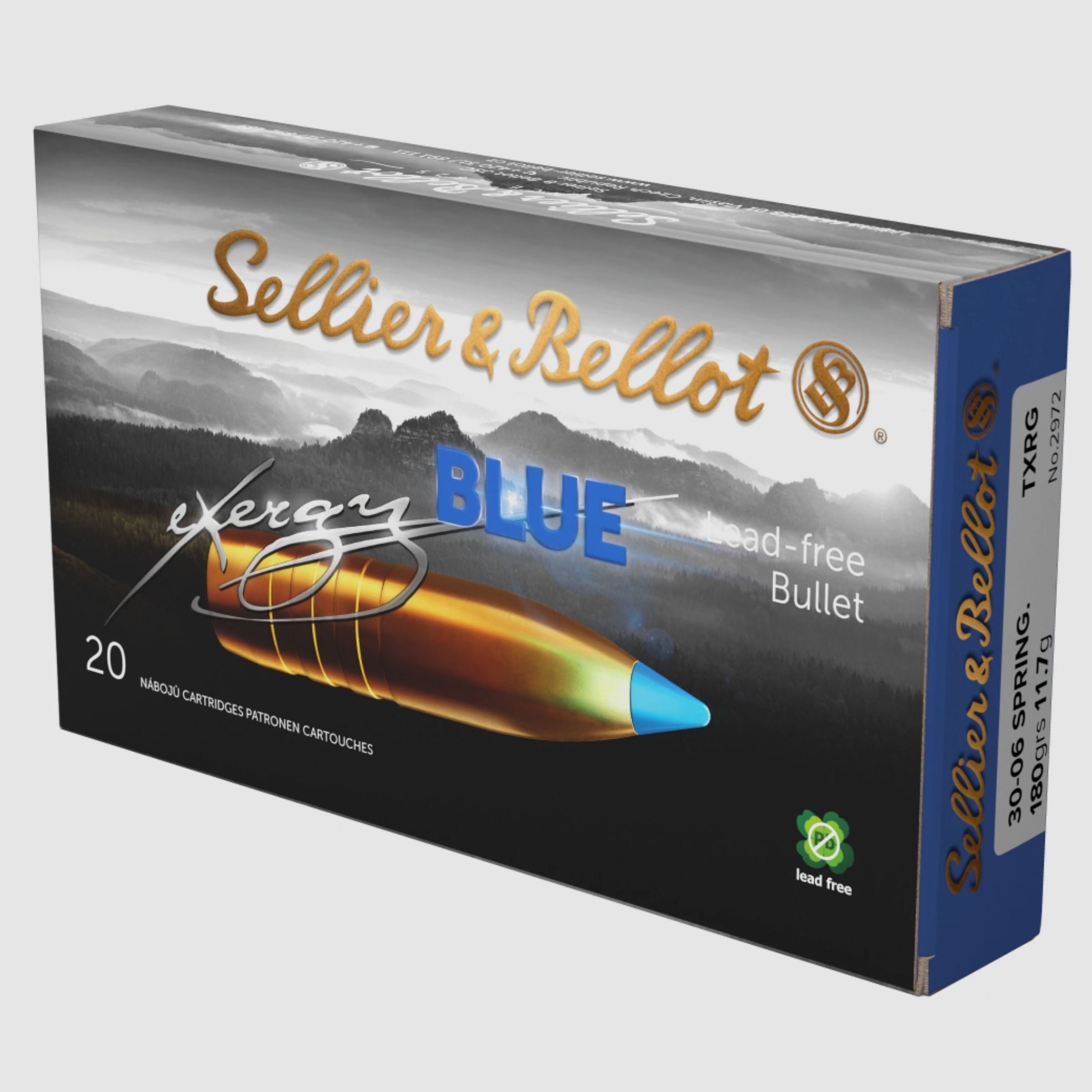 Sellier & Bellot 2003961 .30-06 Spr. tipped eXergy blue 11,7g 180grs.