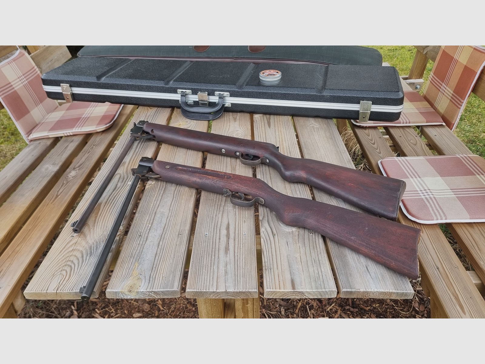 Haenel Suhl - Luftgewehr Doppelpack Kal. 45 mm - inklusive Zubehör