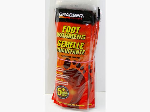 10 x FOOT WARMER GRABBER Einlegesohlen 1 Paar Wärmepads 5h Stunden 38-42° Grad Aktivkohle Eisen Salz