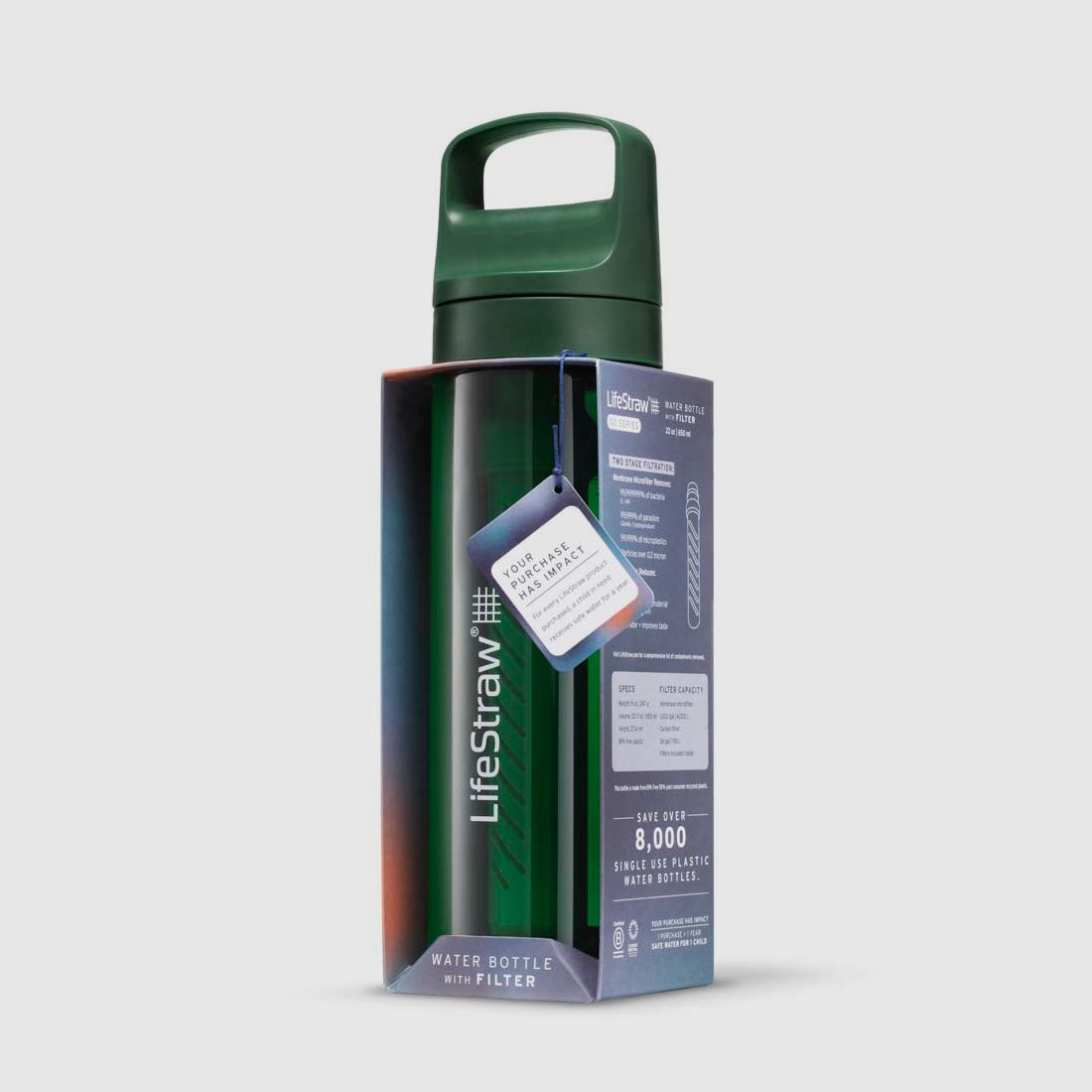 Lifestraw go 2.0 Wasserfilterflasche 650 ml, Bild 2 von 2