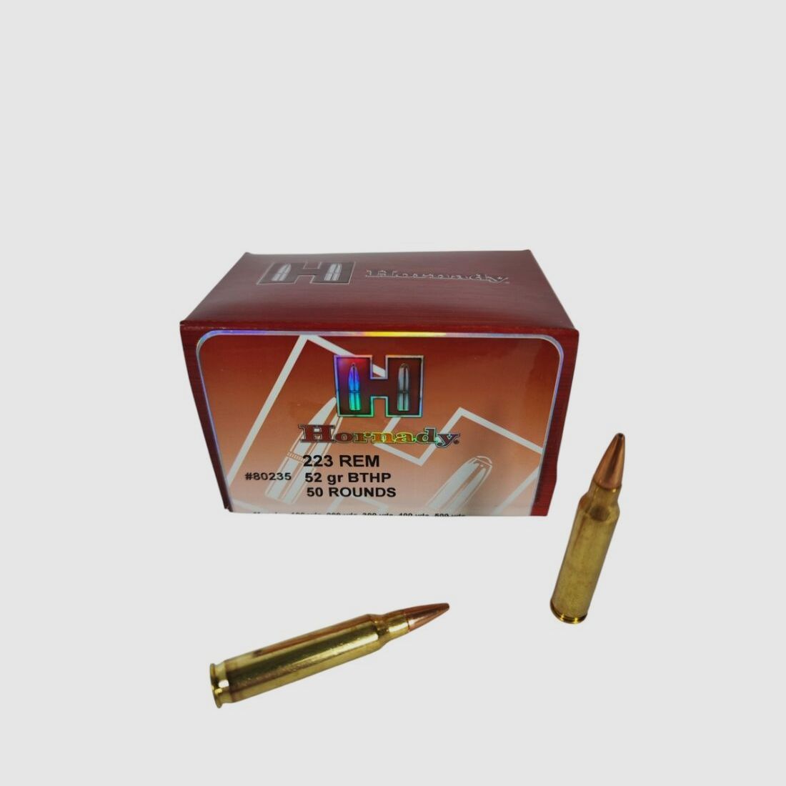 Hornady 52grs BTHP Match 50STK .223Rem