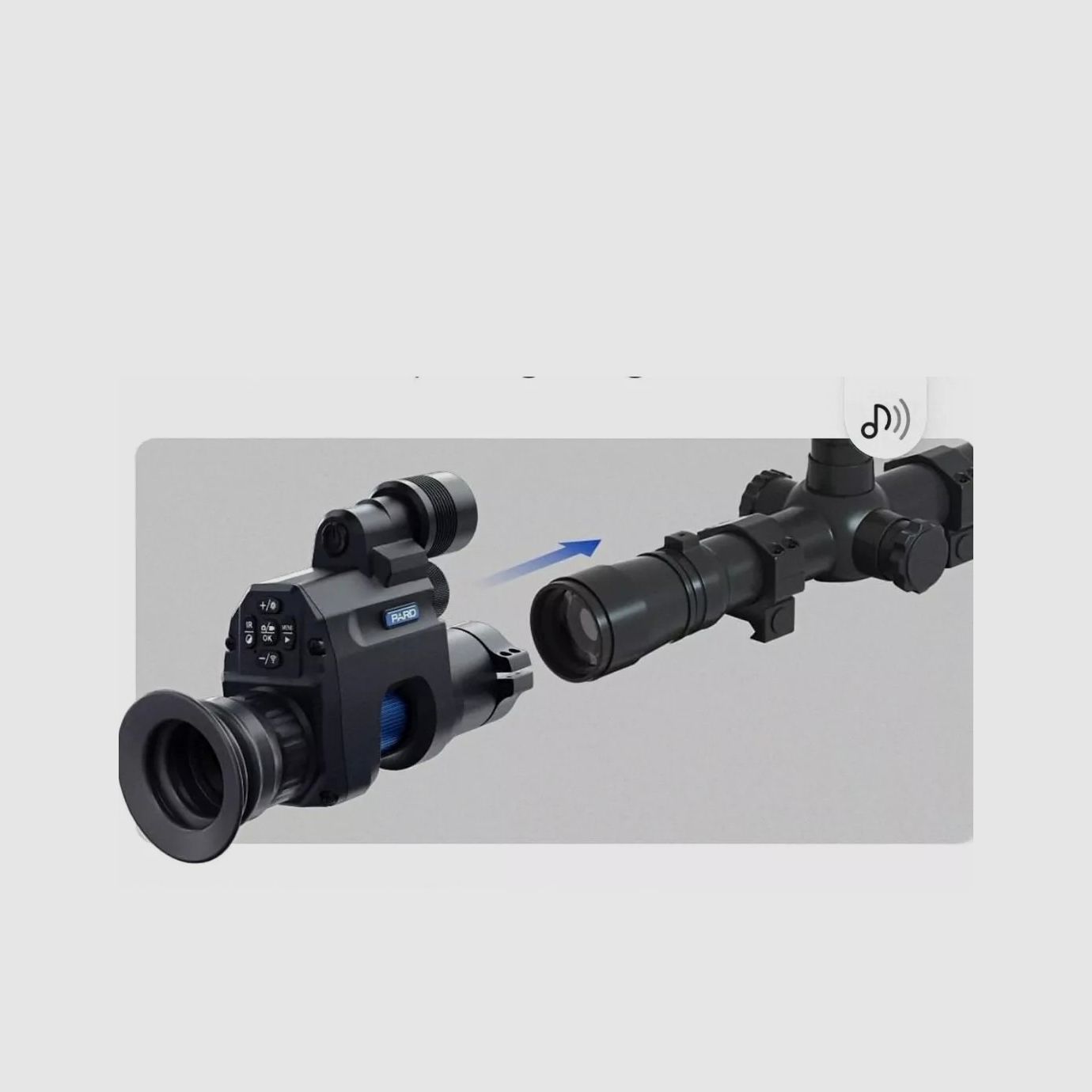 PARD appareil de vision nocturne pour lunette de tir avec adaptateur