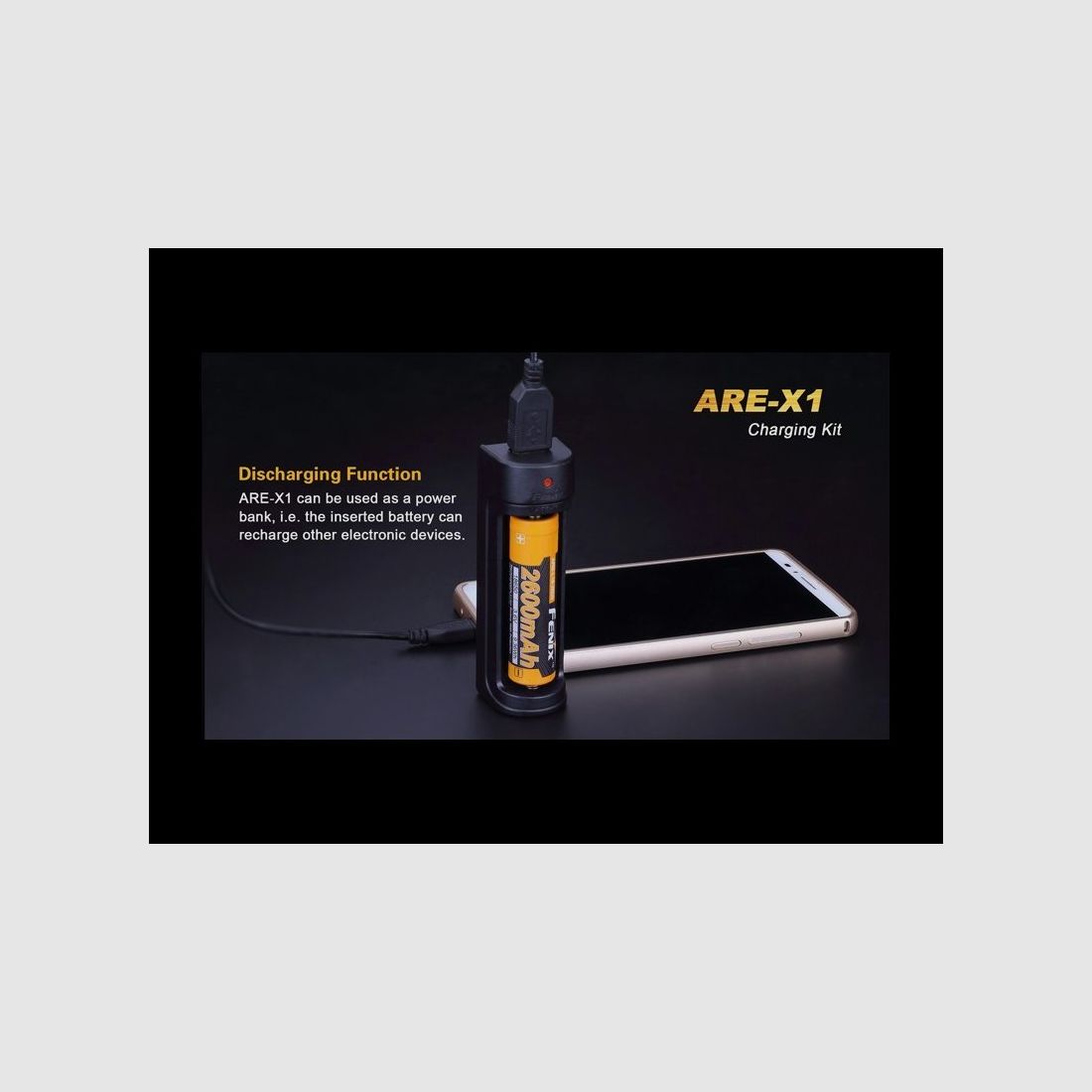 Magazin Fenix ARE-X1-V2.0 + Batterie 18650, Bild 2 von 3