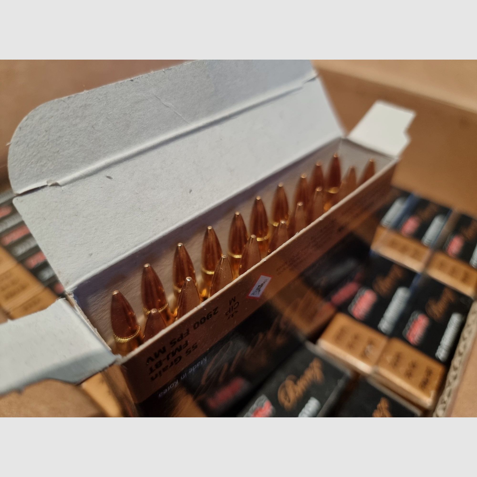 Munizioni .223 Remington 55gr FMJ - vari produttori - S&B Magtech IMI PMC PPU Lapua GGG Norma ecc.