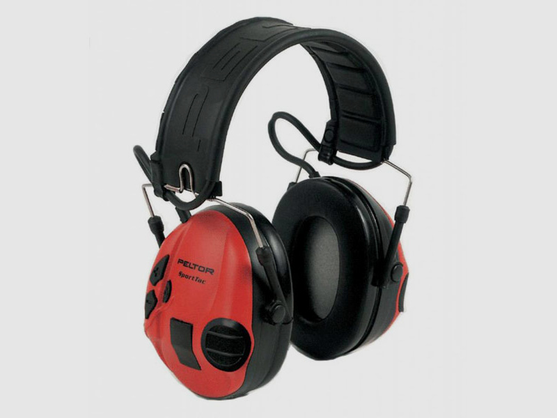 3M™ Peltor™ SportTac™ schwarz/rot