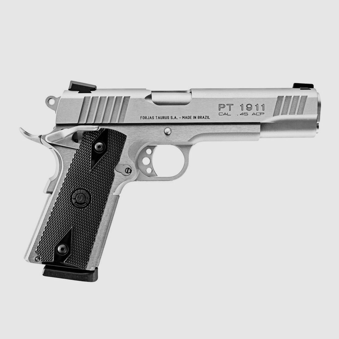 Taurus	 PT 1911  Stainless Steel matt Pistole