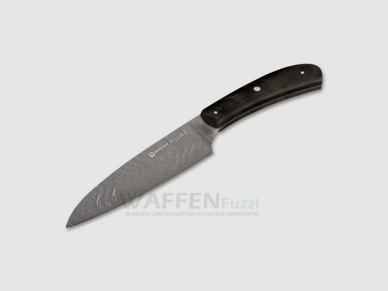 Böker Pure Damast Chefmesser Klinge aus hauchfeinem Damaststahl